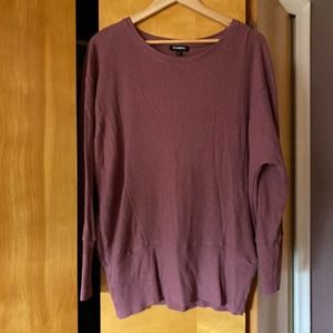 Express L Ribbed Sweater